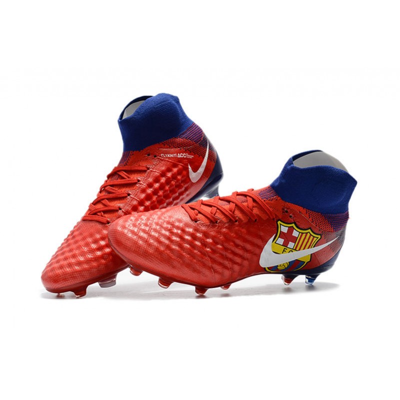 Nike Magista Obra II Elite DF FG Barcelona červeň